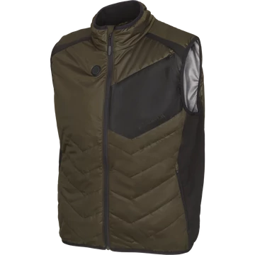 HARKILA Férfi Fűthető Mellény Heat Waistcoat W.Green/Black