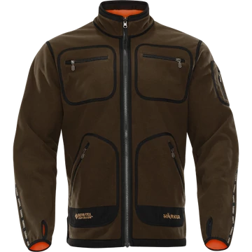 HARKILA Férfi Polár Felső Kamko Fleece H.Green/Orange Blaze