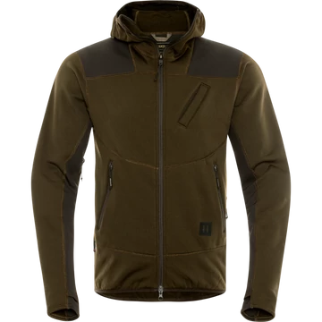 HARKILA Férfi  Pulóver Deer Stalker Fleece Hoodie W.Green/S.Brown