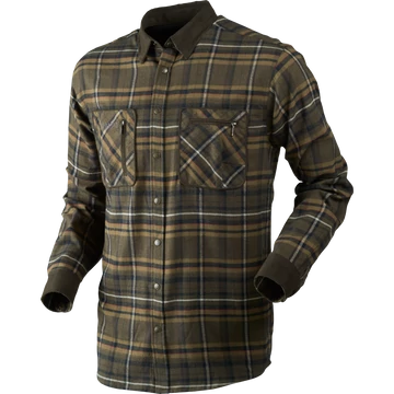 HARKILA Férfi Ing Pajala Shirt Willow Green Check