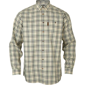 HARKILA Férfi Ing Milford Shirt Beech Green Check