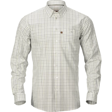 HARKILA Férfi Ing Retrieve Shirt Dark Olive Check