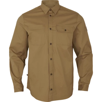 HARKILA Férfi Ing Trym L/S Skjorte Antique Sand