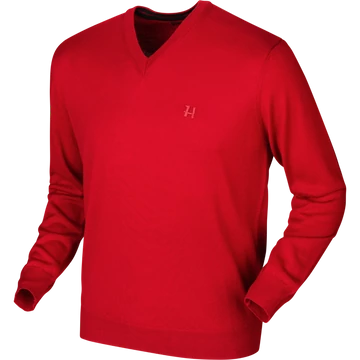 HARKILA Férfi Pulóver Glenmore Pullover Jester Red