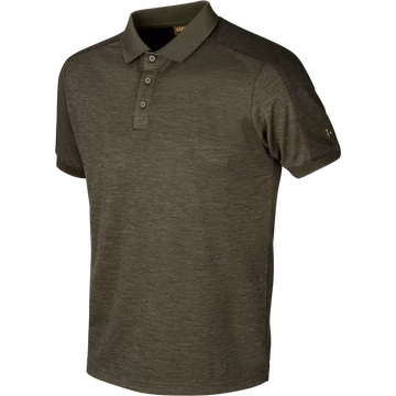 HARKILA Férfi Póló Tech Polo Willow Green