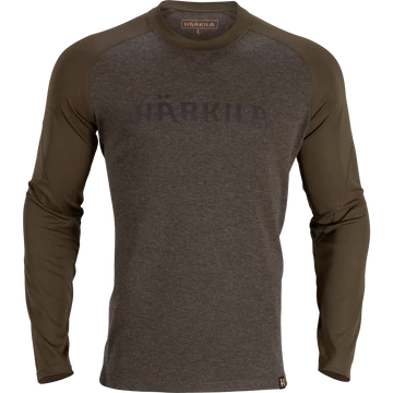HARKILA Férfi Pulóver Metso L/S T-Shirt W.Green