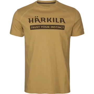 HARKILA Férfi Póló 2db/cs Logo T-Shirt 2-Pack A.Sand/D.Olive
