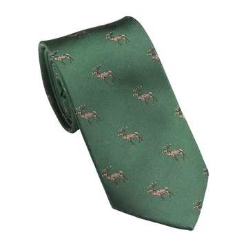 LAKSEN Nyakkendő Szarvas British Racing Green