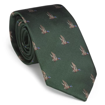 LAKSEN Nyakkendő Kacsa British Racing Green