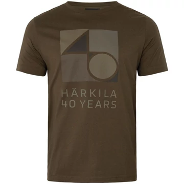 HARKILA Férfi Póló Anniversary S/S Willow Green