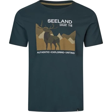 SEELAND Férfi Póló Fragment Dark Blue