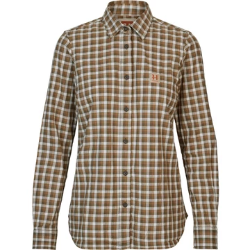 HARKILA Női Ing Fjell L/S Dark Olive Check