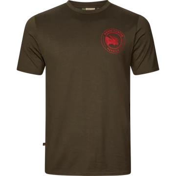 HARKILA Férfi Póló Game S/S Moose Willow Green