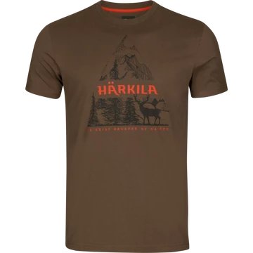 HARKILA Férfi Póló Nature S/S Slate Black