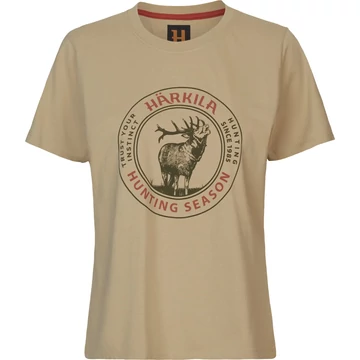 HARKILA Női Póló Stag Badge Sand