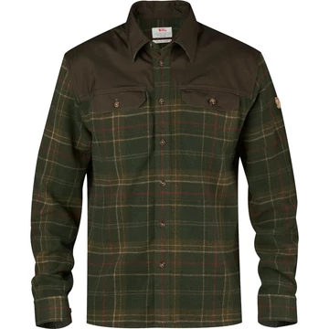 FJALLRAVEN Férfi Ing Granit Shirt Green