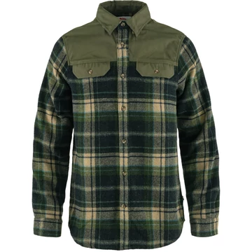 FJALLRAVEN Férfi Ing Granit Shirt Laurel Green