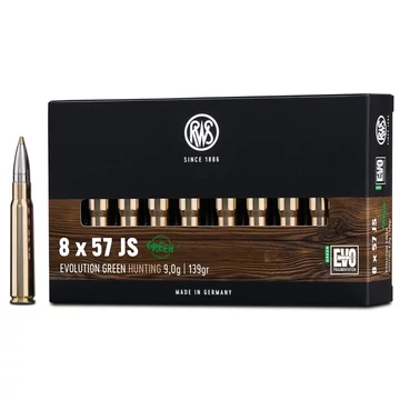 RWS 8X57 JS EVO Green 9,0G 139GR