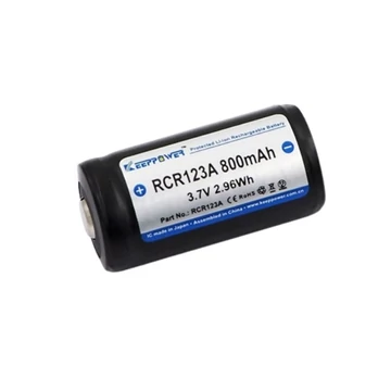 KEEPPOWER Akkumlátor CR123 3,7V 800MAH LI-ON Védelemmel