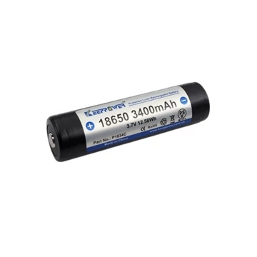 KEEPPOWER Akkumlátor 18650 3,7V 3400MAH Védett LI-ON