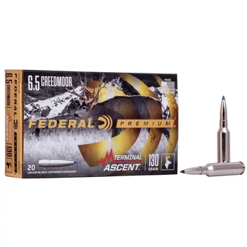 FEDERAL 6,5 Creedmoor Terminal Ascent 8,4G 130GR 