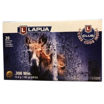 LAPUA 308 Win Soft Point 12G 185GR