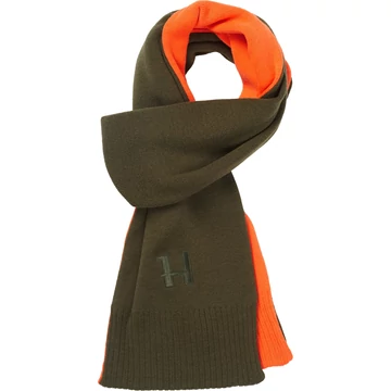 HARKILA Férfi Sál Reversible Scarf Willow Green/Orange One Size