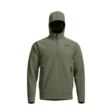 SITKA Férfi Felső Alpha Fleece Hoodie Olive Green
