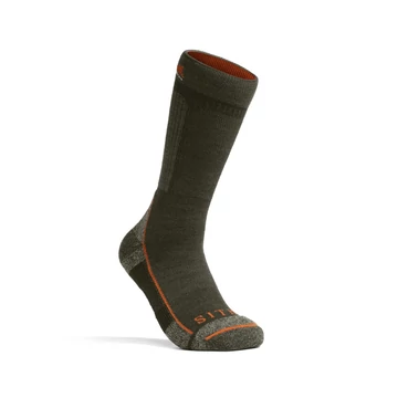 SITKA Férfi Zokni Mid Weight Crew Sock Deep Lichen
