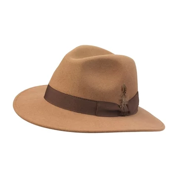 LAKSEN Férfi Kalap Heritage Fedora Cashmere Camel
