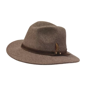 LAKSEN Férfi Kalap Country Fedora Brown