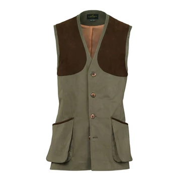 LAKSEN Férfi Mellény Lumley Leith Shooting Vest Olive