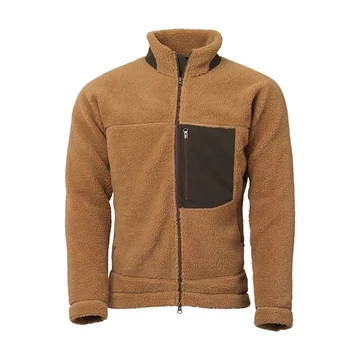 LAKSEN Férfi Kabát Teddy Fleece Jacket Toffee