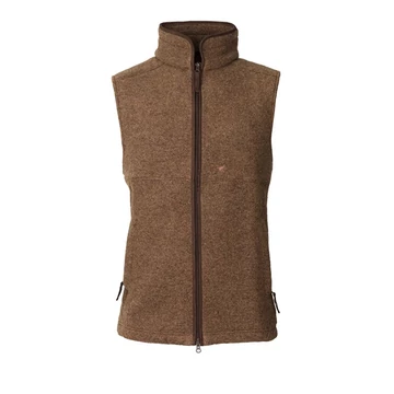 LAKSEN Férfi Mellény Isla Vest Wool-Fleece Camel 