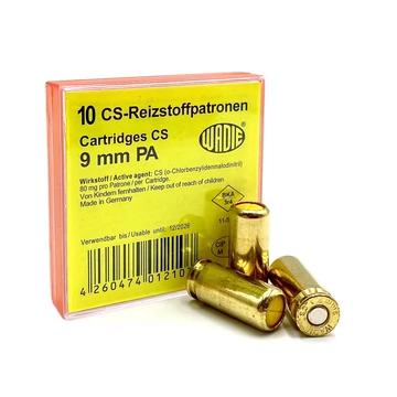 WADIE 9MM Riasztó Lövedék CS Gáz 80MG 