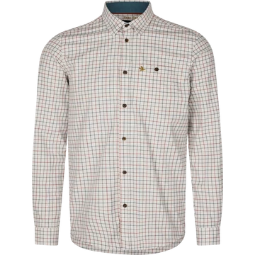 SEELAND Férfi Ing Oxford Shooting Shirt Grape Leaf/Terracotta Check