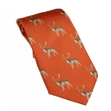 LAKSEN Nyakkendő Dám Brunt Orange