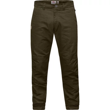 FJALLRAVEN Férfi Nadrág Sörmland Tapered Winter Dark Olive