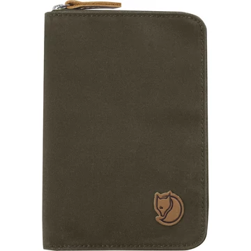 FJALLRAVEN Igazolványtartó Passport Wallet Dark Olive