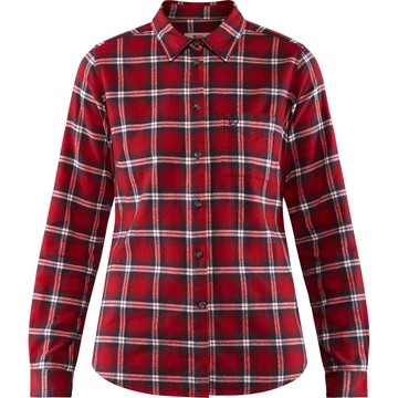 FJALLRAVEN Női Ing Övik Flannel Deep Red