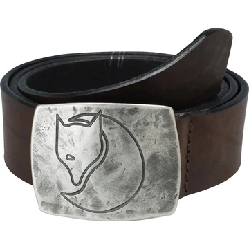 FJALLRAVEN Férfi Öv Murena  Silver Belt Leather  Brown