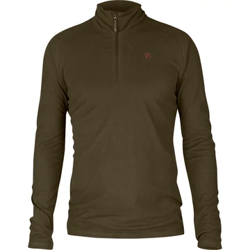 FJALLRAVEN Férfi Felső Pine Half Zip Dark Olive