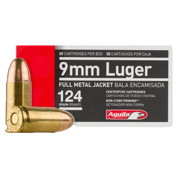 AGUILA 9mm 9x19 FMJ 124gr/8g