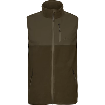 HARKILA Férfi Mellény Fjell Fleece Waistcoat Hunting Green/Willow Green