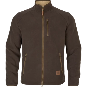 HARKILA Férfi Kabát Sandhem Sherpa Fleece Jacket Demitasse Brown