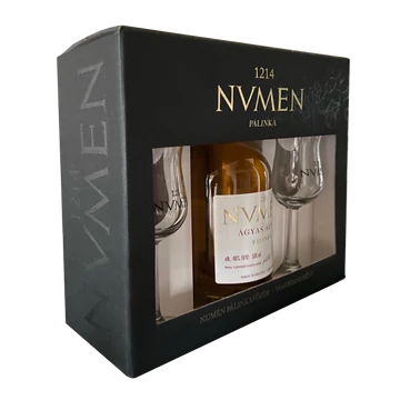 NVMEN Ágyas Almapálinka 40% 0,5L Díszdobozban pohárral