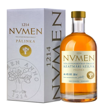 NVMEN Érlelt Szatmári Szilvapálinka 40% 0,5L Díszdobozban DRS