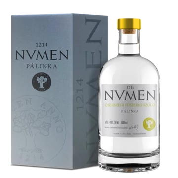 NVMEN Cserszegi Fűszeres Szőlő pálinka 40% 0,5L Díszdobozban