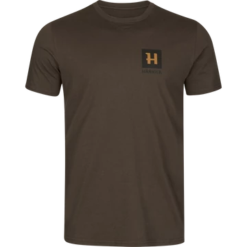 Harkila Férfi Póló T-Shirt Gorm Shadow Brown  