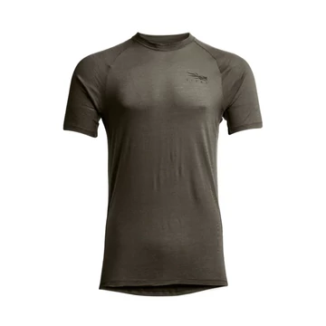 Sitka Férfi Póló Core Merino 120 SS Crew Pyrite